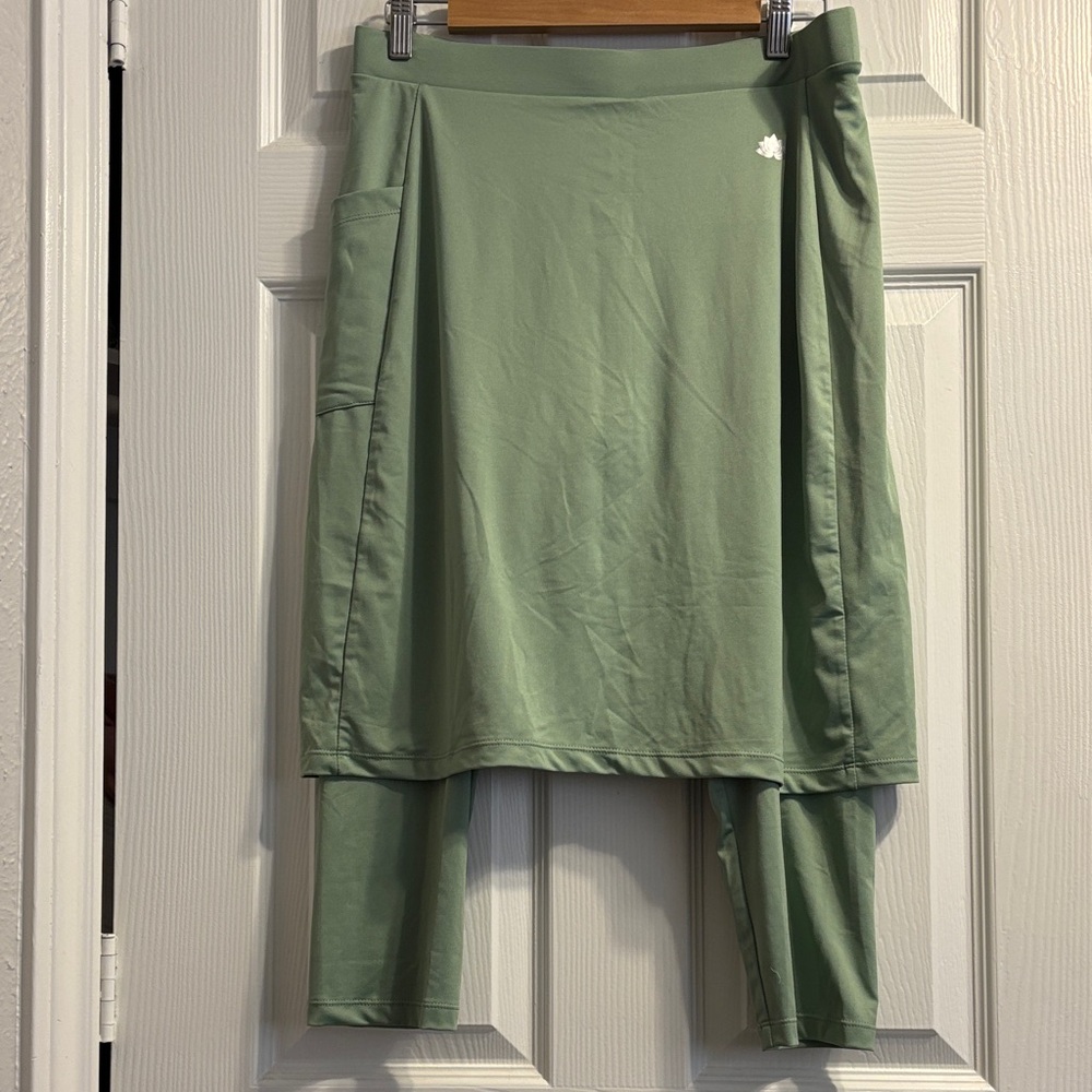 SNOGA SKIRT Green Women's Skirt with Leggings